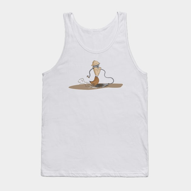 Paleontology Robot Tank Top by TooCoolUnicorn